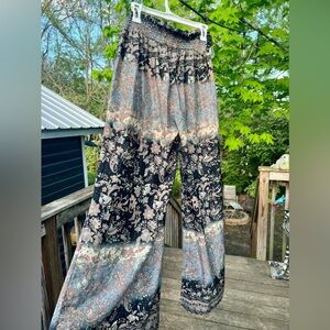 Silky boho pants. Size L/XL. I have sweater for sale separately.